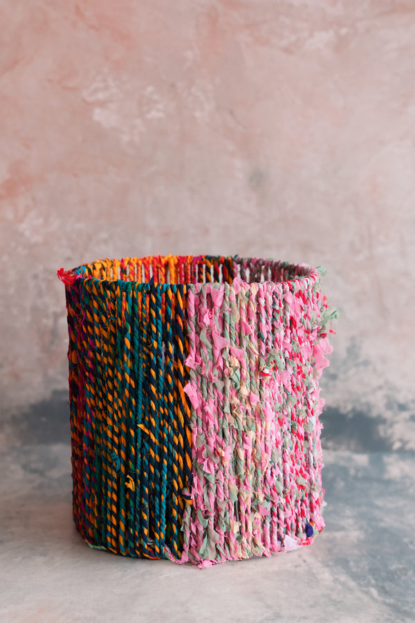 Woven Recycled Basket