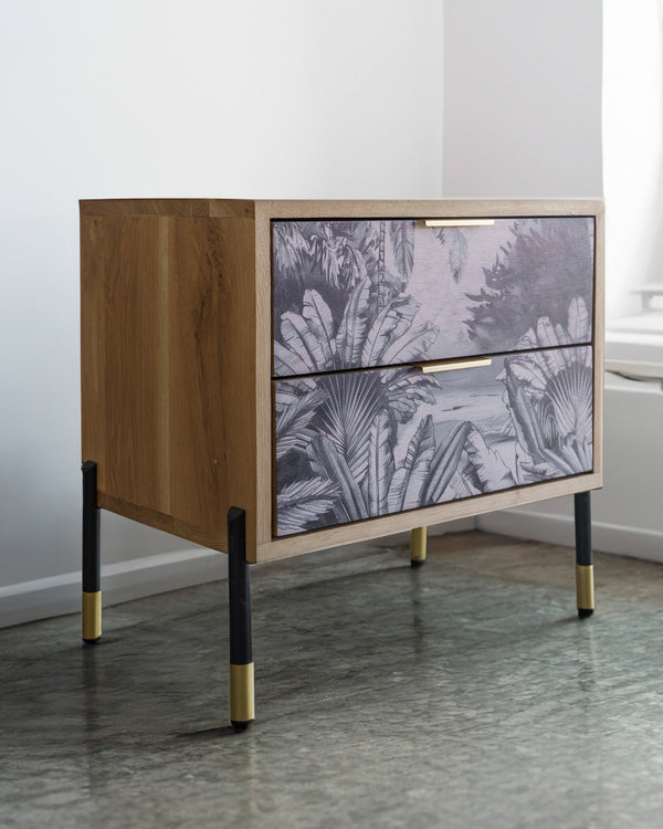 Ink Forest Two Drawer bedside Pedestal