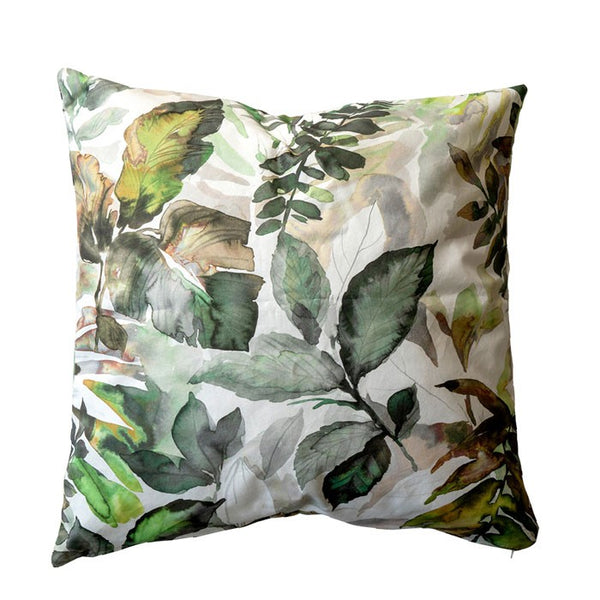 Watercolour Leaf Scatter Cushion