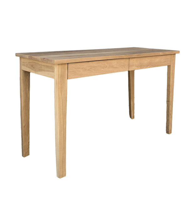 Desk with tapered legs and drawers