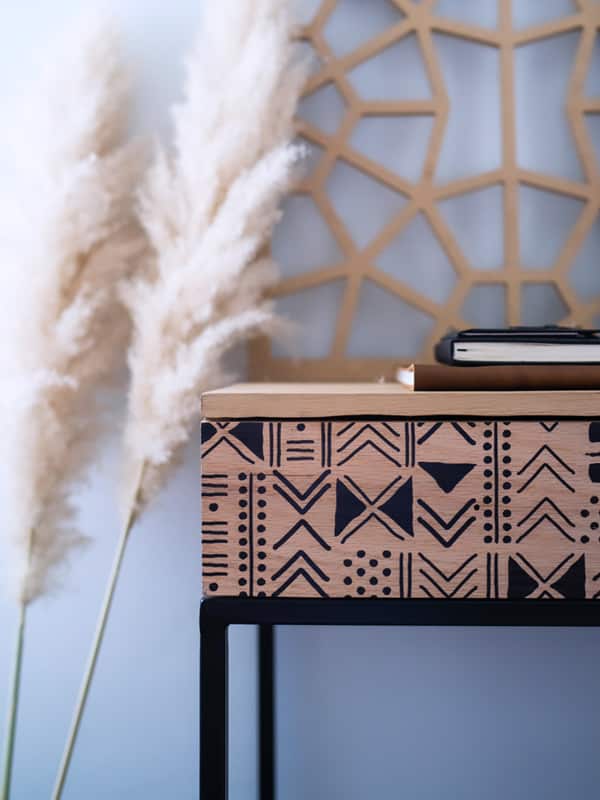 Tribal Oak Desk dresser