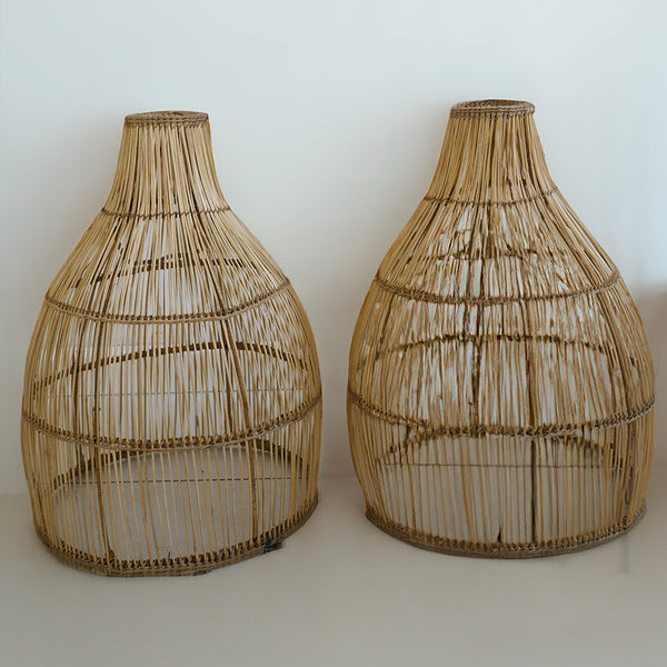 Tappered cane pendant light