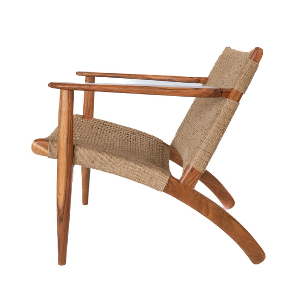 Jute woven occasional chair