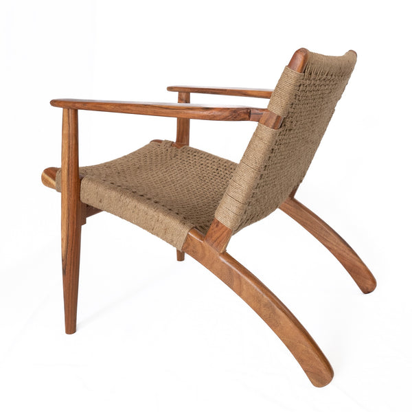 Jute woven occasional chair