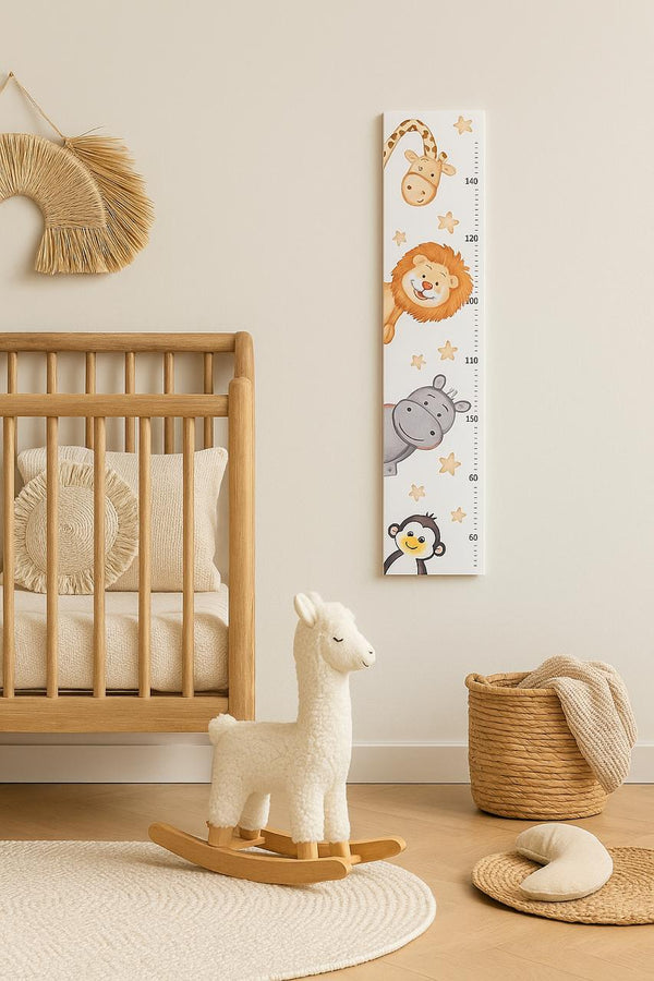 Safari Friends Height Chart for Kids