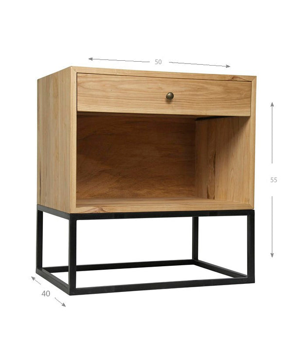 Bedside Table pedestal Single drawer