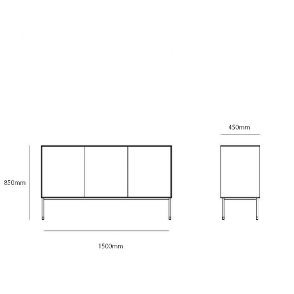 Server sideboard 3 door