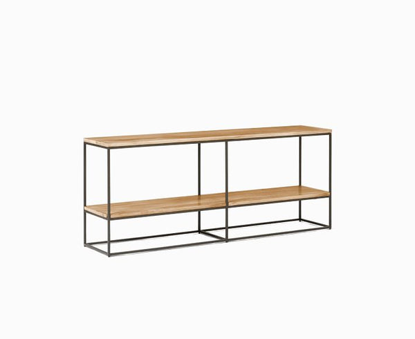 Open Bookself TV Console Black