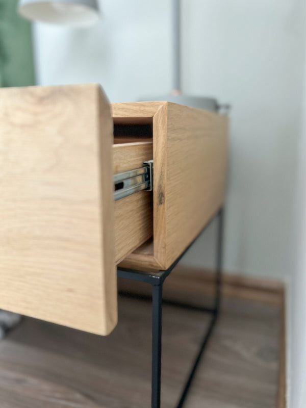 Bedside table pedestal modern