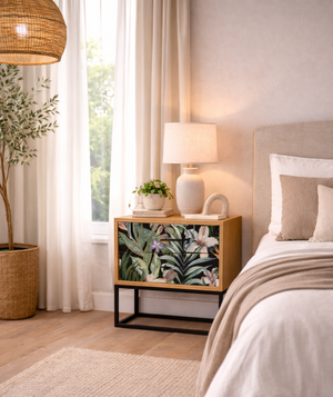 Bedside Table Botanical Double
