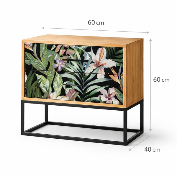 Bedside Table Botanical Double