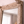 The Heritage Carved Wood Floor Mirror distressed finish