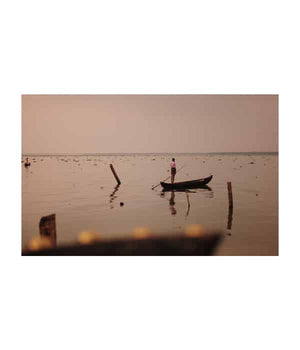 Poster Print Lake Sunset wall art