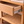 Modern Oak Bedside Table with Drawer & Rattan Shelf