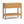 Modern Oak Bedside Table with Drawer & Rattan Shelf