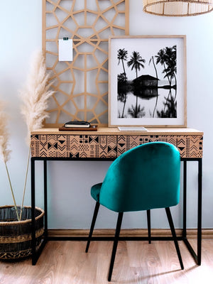 Tribal Oak Desk dresser