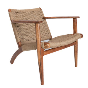 Jute woven occasional chair