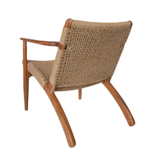 Jute woven occasional chair