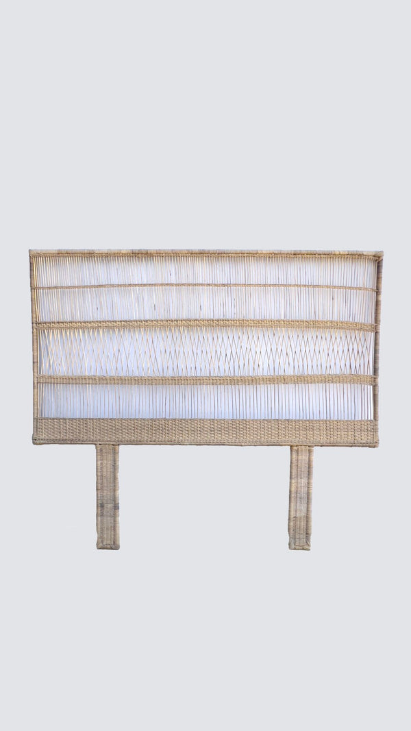 Cane wicker headboard King