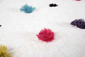 Cotton Pom Pom Kids Throw