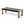 Solid Teak Woven Bench – Sahara black queen