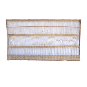 Cane wicker headboard Double without legs