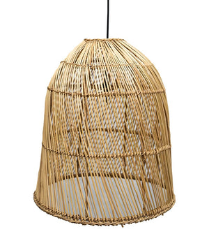 Cane pendant light swirl